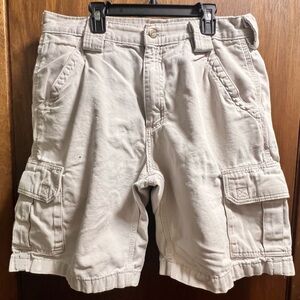 Carhartt Tan Cargo Outdoor Work Shorts Relaxed Fit Workwear Casual Cotton